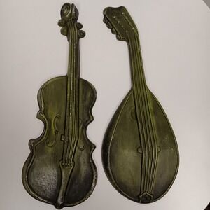 Green Cast Iron Violin & Mandolin [1259]